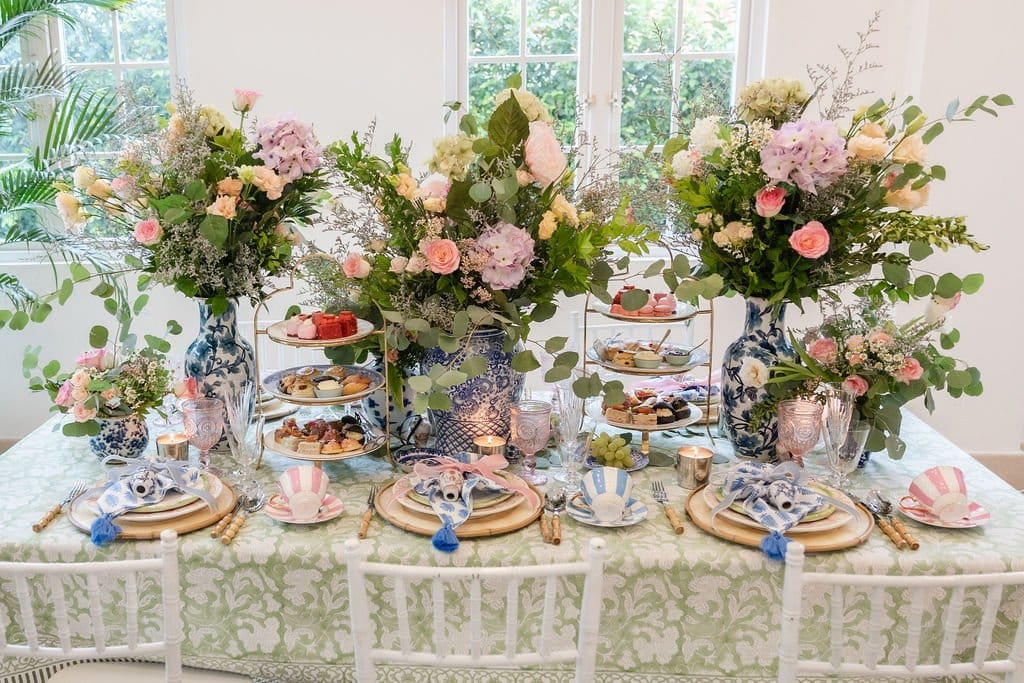 Guests enjoying a WUP high tea party